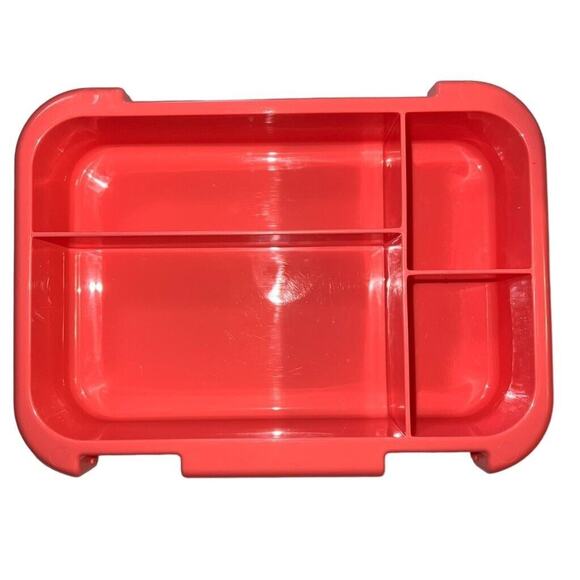 Your Zone Kids Pink Bento Box Plastic Lunch Container 4 Compartment - Picture 9 of 15